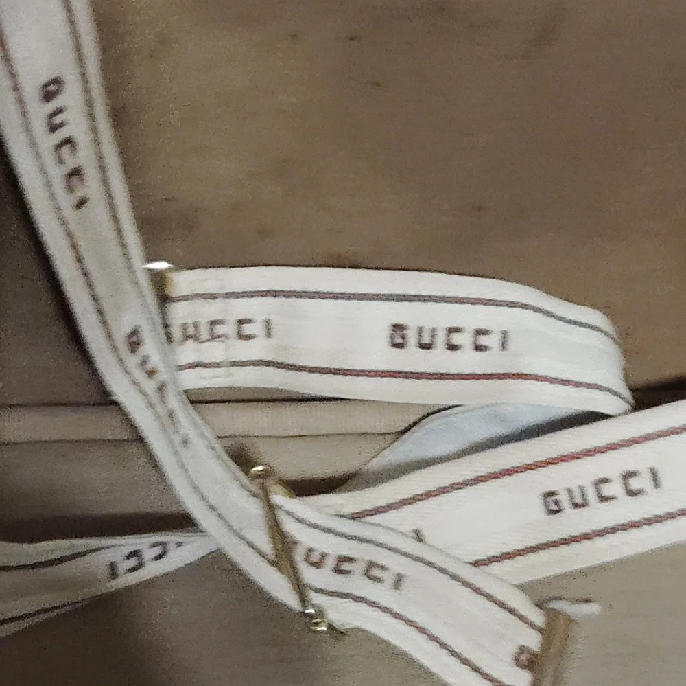 Gucci Brown and Tan Luggage Travel Bag with Leather Trim - Picture 6 of 7